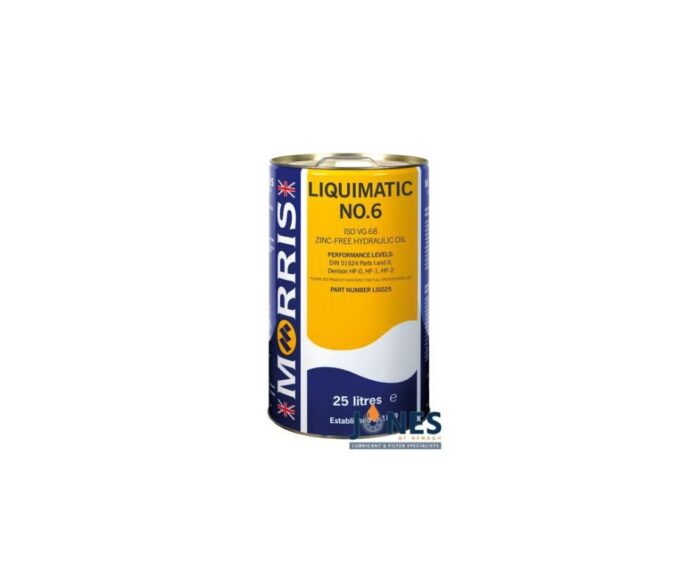 Morris Lubricants Liquimatic No 6 (ISO VG 68) Hydraulic Oil